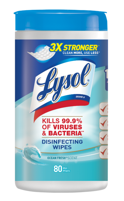 LYSOL® Disinfecting Wipes - Ocean Fresh
